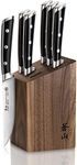 Cangshan TS Series 1022261 Swedish 14C28N Steel Forged 6-Piece Steak Knife Block Set, Walnut