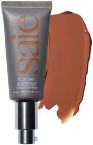 Saie Slip Tint SPF 35 Tinted Moisturizer - Light Coverage Moisturizer + Broad Spectrum Zinc Oxide Sunscreen with Hydrating Hyaluronic Acid - Shade Eight (1.35 oz)