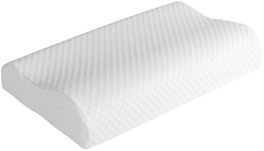 Good Nite Cuscino cervicale ortopedico in memory foam, cuscino ergonomico per dolori al collo, per chi dorme sul fianco (65 x 35 x 11/9 cm)