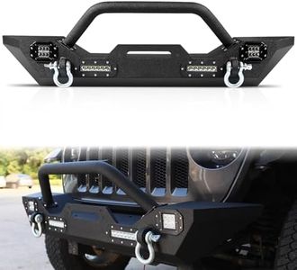 Peforway Off-Road Front Bumper Fits For Jeep Wrangler JL 2018-2026