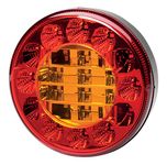 HELLA VALUEFIT 2SD 357 027-001 Rearlight - LED - 12/24V - mounting/Bolted - Lens Colour: Red/Yellow - Plug: open cable ends - left/right - Quantity: 1