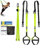 Sling Trainer Set with Door Anchor Adjustable Fitness Home Suspension - Suitable for Travel and for Indoor and Outdoor Training