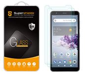 (2 Pack) Supershieldz Designed for ZTE Blade A3 Prime Tempered Glass Screen Protector, Anti Scratch, Bubble Free