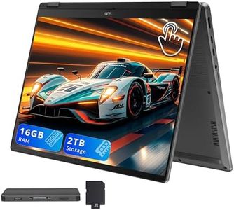 ASUS Vivobook Flip 14" 2-in-1 WUXGA Touch Laptop, Intel Ultra 7 256V, 16GB LPDDR5, 2TB Storage (1TB SSD+1TB Docking Station), Intel Arc Graphics, Backlit Keyboard, Webcam, Wi-Fi 7, Win 11, Gray