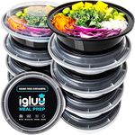 Round Plastic Meal Prep Containers 