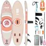 Niphean Inflatable Paddle Board with Stable Wing and Durable SUP Accessories, 10’ Inflatable Stand up Paddle Boards for Adults & Youth, Versatile Yoga Paddle Board