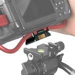 MINIFOCUS Camera Cable Clamp with Arca Swiss System, Aluminum Alloy Tether Cable Block Clip with 4 Grooves, USB Cable Lock Clip Clamp HDMI Protector for All DSLR Cameras Cable