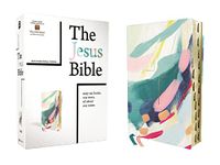 The Jesus Bible Artist Edition, Niv, Leathersoft, Multi-Color/Teal, Thumb Indexed, Comfort Print: New International Version, Multi-color/teal, Leathersoft