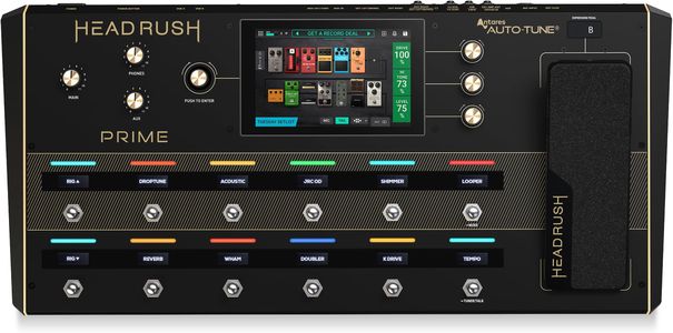 HeadRush Prime Multi-Effects Guitar Pedal – Amp Modeling & FX