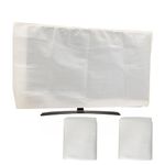 2 Pack Foam Flat Screen TV Cover for Moving Fits Up to 55"L x 32"W Flat Screen TV(Fits TV Screens up to 55"),TV Display Screen Protector for TV Protection During Storage, Moving, or Renovation