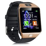 Mabron DZ19 Bluetooth SmartWatch with SIM/TF Card Slot, Camera, Whatsapp, Facebook, Alarm Compatible with All Android,iOS & Windows Device