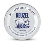 Reuzel Clay Matte Pomade, Medium Hold Matte Finish Hair Styling Clay, Lightweight & Flexible Texturizing Pomade for Volume & Definition With Aloe Vera & Vitamin E, 95g