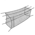 Cimarron Sports Heavy-Duty Extra-Strength Twisted Rubber Baseball/Softball Training Batting Cage Net, 30 x 12 x 10 Feet