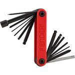 Fender Guitar/Bass Multi-Tool For Guitar and Bass, 14 Tools in1, Red