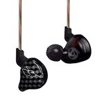 KZ ZST Dynamic Hybrid Dual Driver In Ear Earphone (Without Microphone Black)