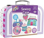 Galt Sewing Case - Creative Cases Childrens Sewing Set - Introduction to Sewing Kit -Learn to Sew Arts and Crafts Kit for Kids - 6 Colourful and Fun Sewing Projects, Carry Case and Guide - Ages 7 Plus