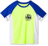 OshKosh B'Gosh Boys' Rashguard, Yellow Color Block, 3T