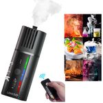 LENSGO Smoke K Fog Machine 30W with Remote Control, Portable Handheld Mist Machine for Photography, Night Club, Wedding, Party, DJ, Halloween (Black)