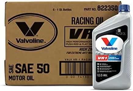 Valvoline VR1 Racing SAE 50 Motor Oil 1 QT, Case of 6