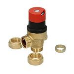 Honeywell DU145-3/4B Automatic Bypass Valve, Gold