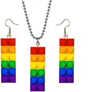 Mall of Style Pride Jewelry for Women & Men - LGBTQ Jewelry - Rainbow Pride Necklace (Pride Jewelry Set)