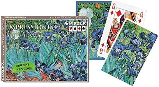 Piatnik Van Gogh Iris Bridge Double Deck Playing Cards