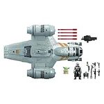 Hasbro Star Wars Mission Fleet The Mandalorian The Child Razor Crest Outer Rim Run Deluxe Vehicle with 2.5-Inch-Scale Figure, for Kids Ages 4 and Up, F0589