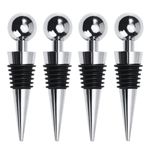 4 Pack Wine Stoppers for Bottles, Bottle Stopper Bottle Saver Beer Sealer Wine Stoppers Wine Corks for Wine Champagne Beer