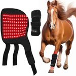 Red Light Therapy Boot for Horse Leg & Stifle Recovery,4 Modes&3 Brightness Levels,Portable Wearable Pets Red Light Phototherapy Wraps(96LEDS)