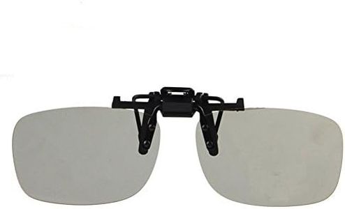 Wonderfulsight Circular Polarized Clip on 3D Glasses for RealD Best Performance and fit available