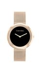 Calvin Klein Analogue Quartz Watch for Women with Carnation Gold Colored Stainless Steel mesh Bracelet - 25200151