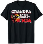 Ninja Birthday Party - Grandpa of the Birthday Ninja T-Shirt