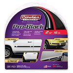 Cowles Custom - Premium Universal Body Molding for All Vehicles - Easy Install, Black Finish, 2" by 16 ft, UV Protected, Long Lasting Flexible PVC