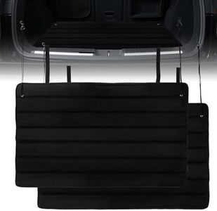 CONEHOY 2 Pcs Large Bumper Guard 41 x 25 Inches Black Foldable Rear Bumper Protector Universal SUV Trunk Mat for Cars Preventing Scratches While Unloading Loading