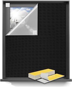 Sumobaby 50"x57" Portable Blackout Curtains, Blinds for Windows with Hook & Loop Tapes, 100% Blackout Window Shades, Curtains Easy to Cut Fit for Bedroom, Baby Room and TV Room (Black)