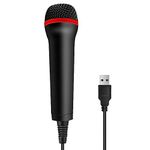 USB Gaming Microphone Compatible With Rock Band or Guitar Hero (PS2, PS3, Wii, Xbox 360, PS4, PC)