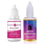 Rosarden Lace Wig Glue - Wig Adhesive and Glue Remover Set - Wig Glue Lace Front and Lace Wig Glue Remover for Lace Front Wig and Poly Hairpieces, Toupee, Cosmetic Hair Systems