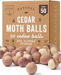 50 Cedar Balls for Clothes - Fresh 