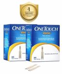 OneTouch Verio Test Strips | Pack of 100 Test Strips | Blood Sugar Test Machine Testing Strips | Global Iconic Brand | For use with OneTouch Verio Flex Glucometer