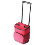 dbest Products Ultra Compact Cooler Smart Cart, Black Insulated Collapsible Rolling Tailgate BBQ Beach Summer