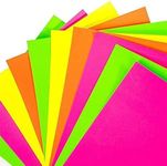 30 x Sheets of A4 Neon Card - Fluorescent Thick 200gsm Craft Card Stock