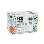 Eco Warrior Scrub Duo Body Soap Bar Gift Pack -Vegan, Cruelty Free, No SLS or Parabens, Body Scrub Bar With Oatmeal and All Over Body Bar with Shea Butter, Eco Friendly Body & Hand Soap Bars,100g each