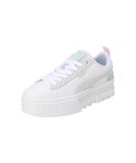 Puma Womens Mayze Mix WNS White-Warm White Sneaker - 4 UK (38746805)