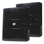 (Pair) Gas and Electric Meter Box Covers - Weather-Resistant Overboxes for DIY Repairs - Protect and Enhance Your Meters - Durable Meter Box Protection - (Black)