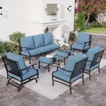 SUNSHINE VALLEY 7 Piece Metal Outdo