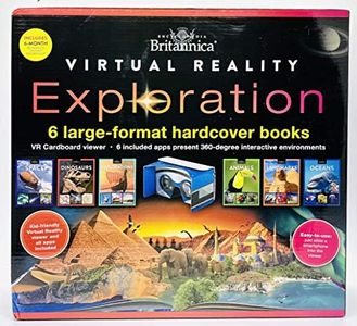 Encyclopedia Britannica Virtual Reality Exploration, 6 large-format Hardcover Books with VR Viewer