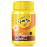 Supradyn Daily, India's No.1 Multivitamin (60 tablets) with Biotin, Vitamin C, Vitamin D3, Calcium, Zinc for Daily Immunity & 2X Energy for Men & Women