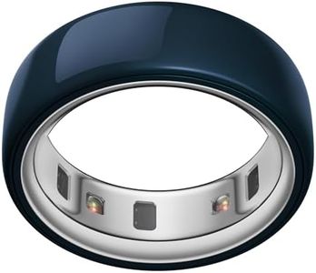 Oura Ring 4 - Ceramic Midnight - Size 15 - Smart Ring | Non-Standard Fit – Measure with Oura Ring 4 Size Kit | Sleep, Heart Rate and Fitness Tracking Wearable | 8-Day Battery, iOS/Android Compatible