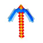 TechMax Solution Sword - Fully Made In India -Plush Soft Sword Toy (36 Cm, Red-Pickaxe)