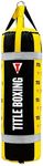 Title Boxing Greatest Heavy Bag Ever (110 Ibs, Yellow/Black)
